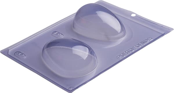 Pralinform Egg 150g - Porto Formas 32 - Spesiell 3-delsform Transparent Transparent transparent