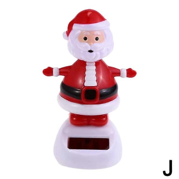 Solar Swinging Ornament Car Dashboard Decor Automatic Dancing Festival Gift