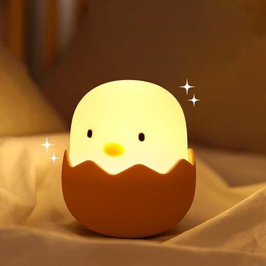Night Light for Children, Rechargeable Night Light, Children's Night Light with Touch Dimmer Function, Portable Night Light for B