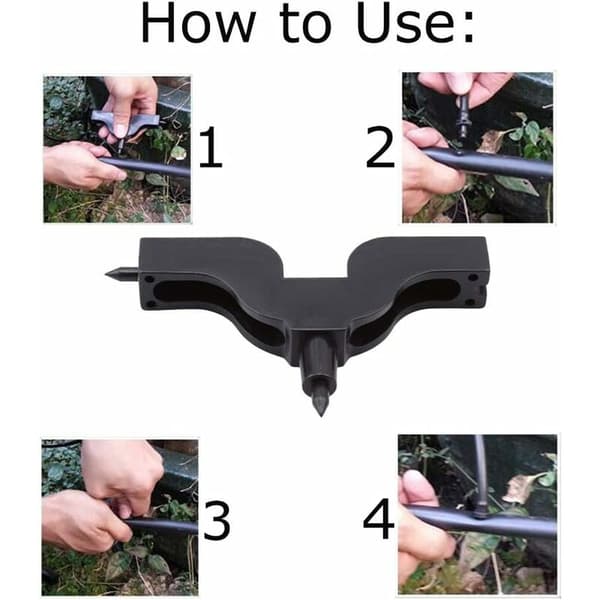 Drip Irrigation Accessories, 3mm/4mm Hole Puncher for Garden Hose, for Drip Irrigation Hose, Irrigation System Micro Drip Irrigation Kit Garden