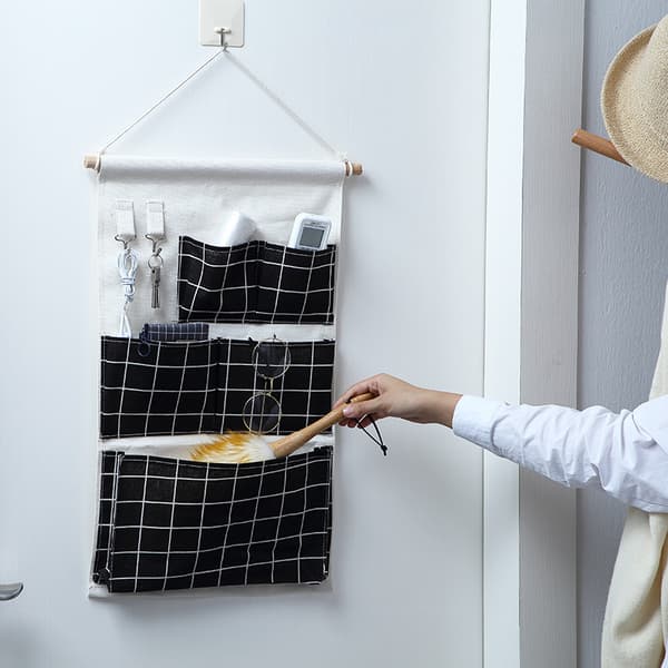 Hanging Storage Bag, Waterproof Hanging Storage Bags, (Black)