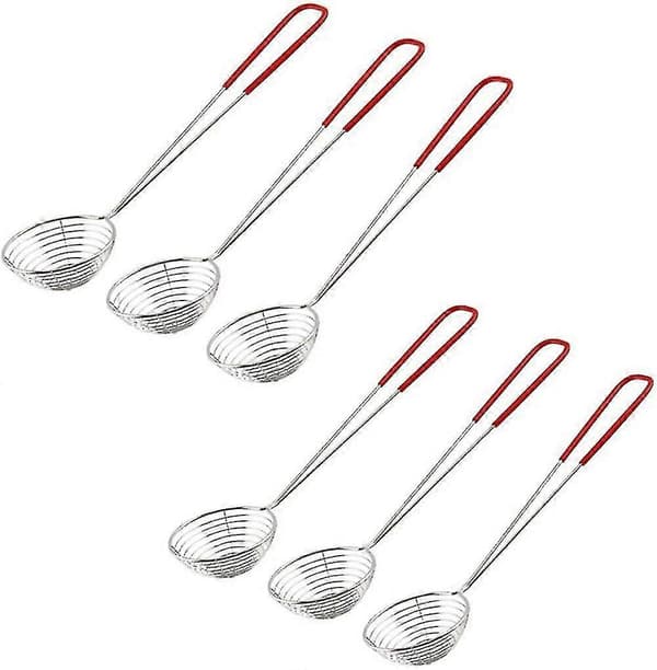 Stainless Steel Hot Pot Colander, Kitchen Strainer with Handle, Fine Mesh
