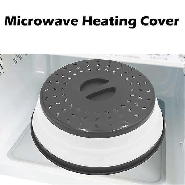 Foldable Splatter Guard, Lid with Handle, Strainer Basket, Dishwasher Safe