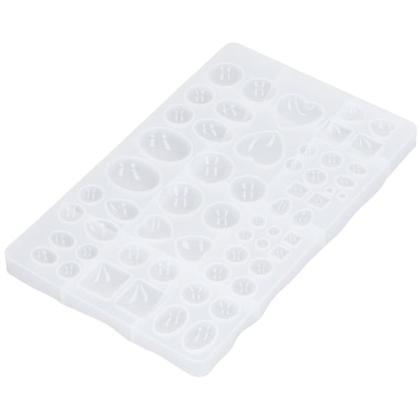 Hjerteformet silikoneform Geometrisk Oval Halvcirkel Vanddråbeform DIY Silikoneforme til Fondant Kage Chokolade