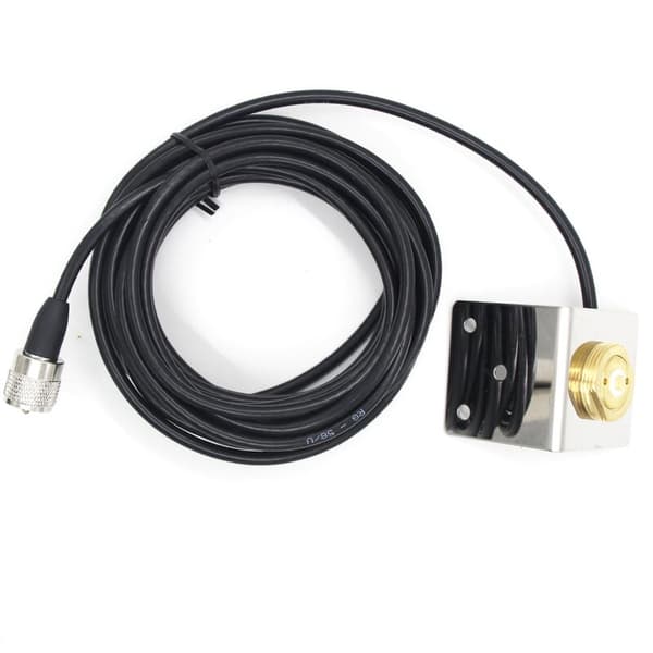 Vinkelformet vingebeslag 5 meter Rg-58/U UHF Rg-58U-stikkabel