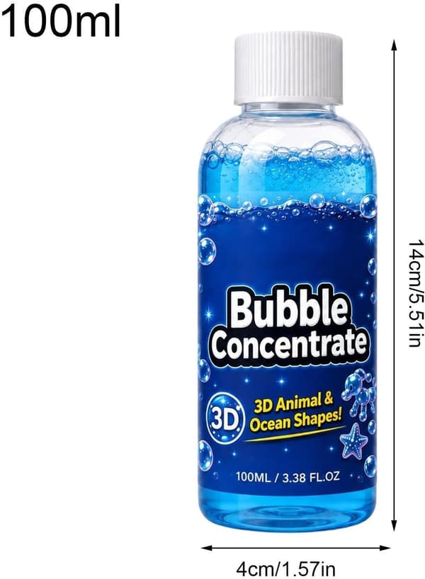 Saippuakuplaliuos, 100 ml, tiivistetty, lasten pilliin -