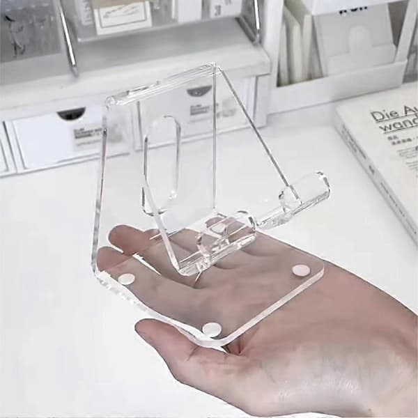 Acrylic Mobile Phone Holder/Stand, Transparent Compatible with 4-10' Pho [DB]