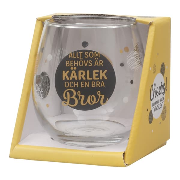 Cheers glass, Bror