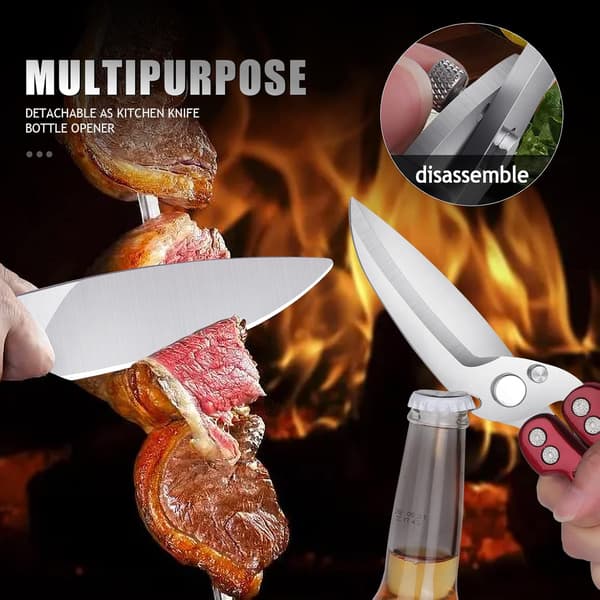 Heavy Duty Chicken Shears - A Must-Have Kitchen Scissors for Chicken