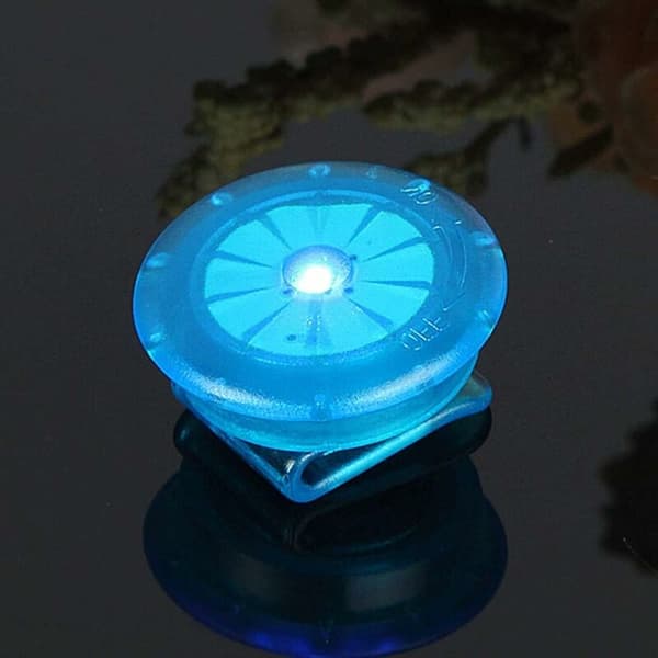 Bright LED Clip-on Safety Light, Strobe Running Light for Night Cyclists, Bikes, Walking