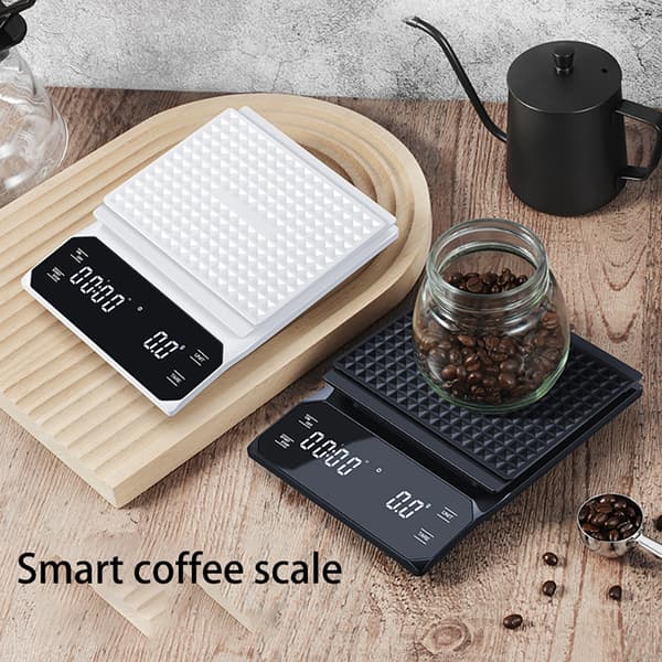 Precision Coffee Scale - With Non-Slip Mat White White 381