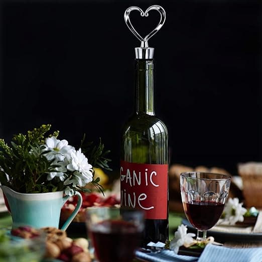 3 hjerteformede propper Hjerteformede propper Genanvendelige champagnekorker