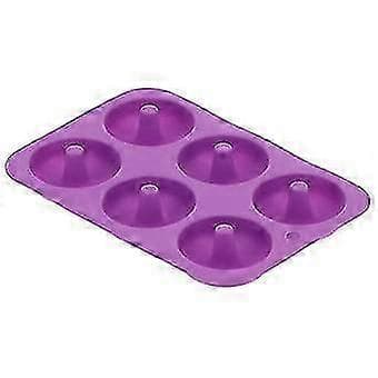 Silikoninen pyöreä donitsivuoka, violetti