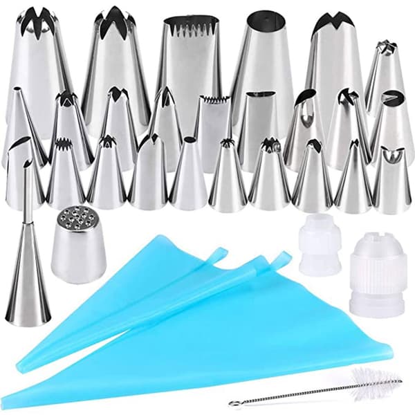 Set of 27 Piping Nozzles for Creative Cake Decorating
