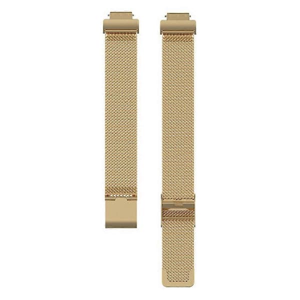 Til Fitbit Inspire 3 Fintmasket Urrem i Rustfrit Stål Erstatningsurrem til Smartwatch med Spænde - Guld