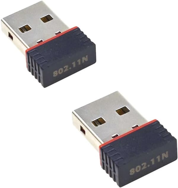 2 STK MT7601 Minikort USB-adapter 150M -