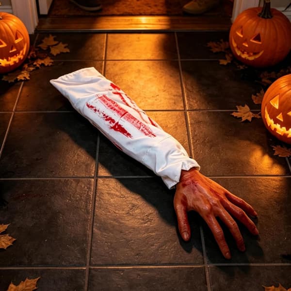 Halloween håndholdt tilbehør - fleksibel, den kule Wurmsäule