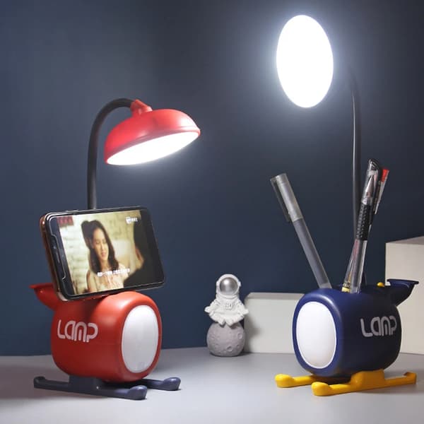 LED skrivebordslampe, tegneserie USB flybriller, skrivebordslampe, student d