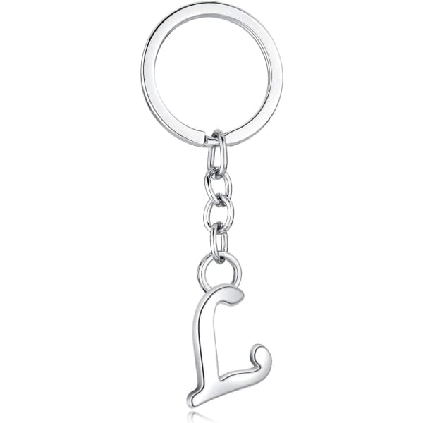 Simple Letter Charm Keychain, Bag Charm (L)