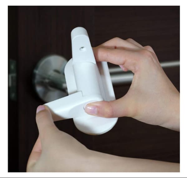 Dørstopper for barn - Låser håndtak / dør - Sikkerhet 131 2-pakning 131 2-Pack