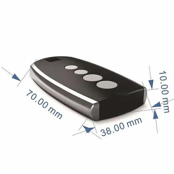 2 stk for KING GATES STYLO 2K Garasjeportfjernkontroll 433.92MHz Rolling Code Portfjernkontroll Håndsender