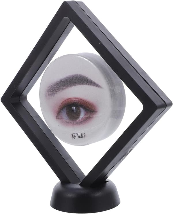 Eyebrow Shaping Stencil with 3D Floating Frame Cosmetic Display Box