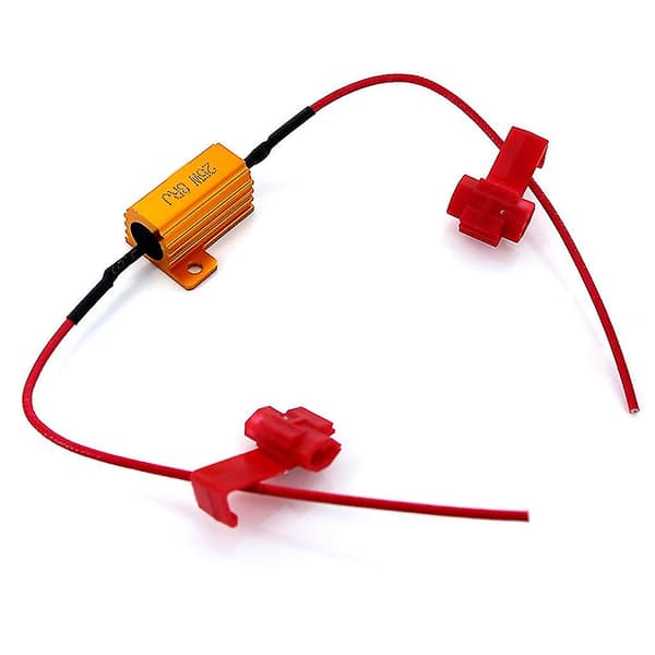 LED-bilmodstand 25W 6/8/10/25 belastningsmodstand til blinklys, lygter og nummerpladelys (8R)