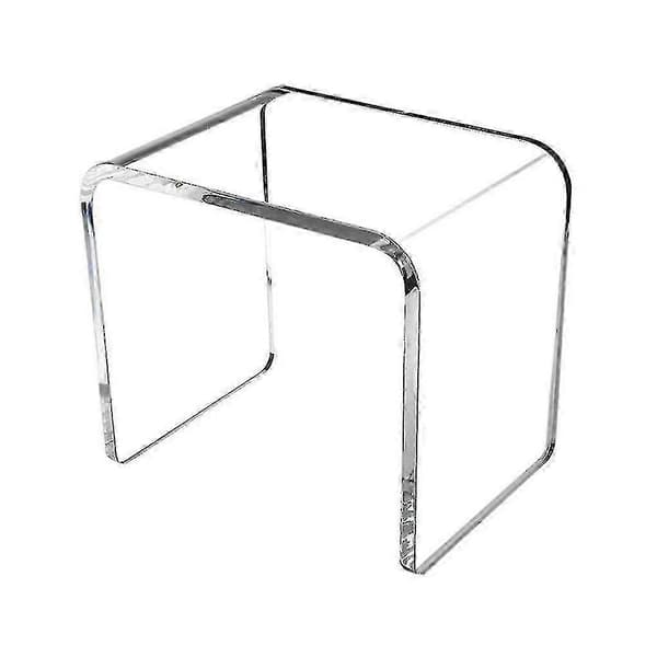 Moderne Transparent Akrylskammel Holdbar og Stabil til Skoskift