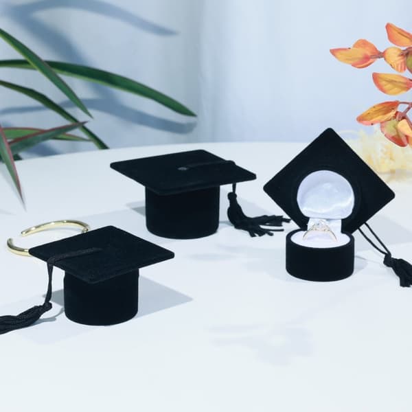 Graduation Cap Ring Box - Creative Jewelry Storage