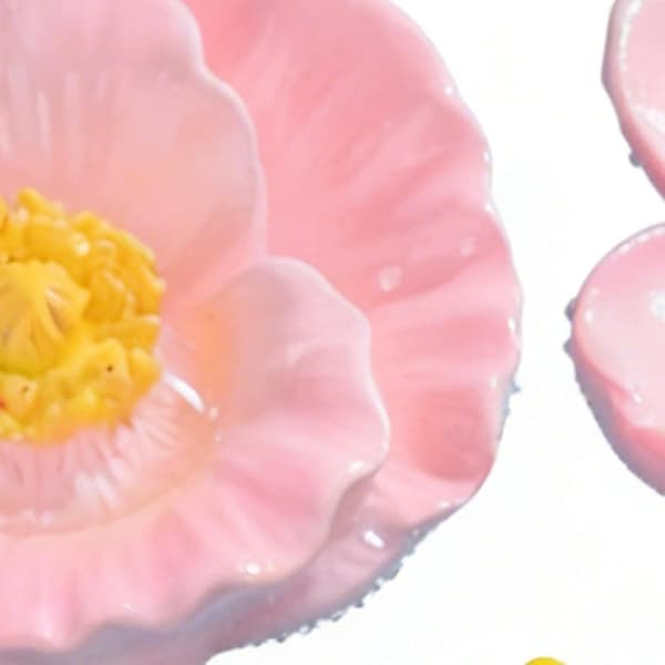 Drikkeblomster med, 8 skåler, drikke- og fôringsstasjon for -