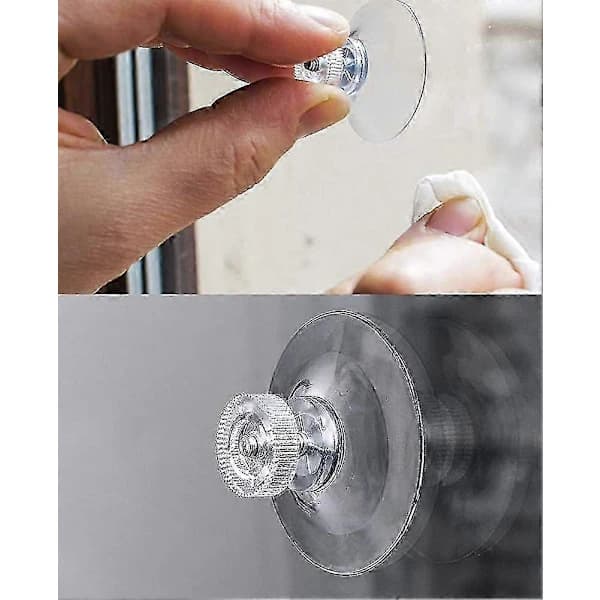 Suction cups 40mm, 10 suction cups M5 thread stainless steel, suction cups