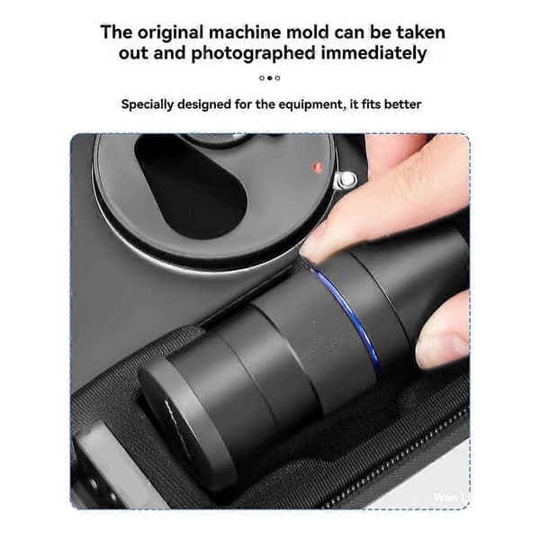 Storage Bag for VIVO X300 Pro Photography Kit, Drop-Resistant Hard Shell Case Protective Carrying Case B Gray