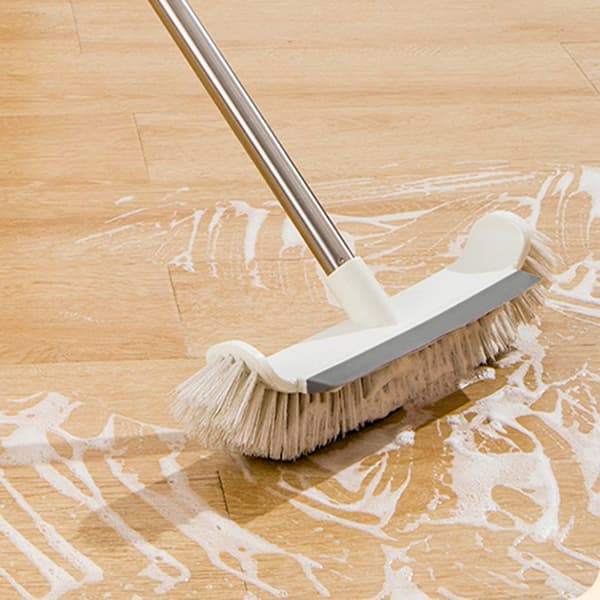 Bent Floor Brush with Long Handle Multipurpose Scrub Brush for Floor Gaps 1 1