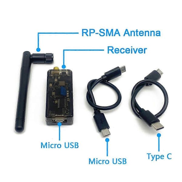 FPV System UVC OTG 5.8G 48CH Audio FPV-mottaker for Android mobiltelefon nettbrett smarttelefonoverføring