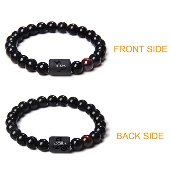 Armbånd Par Perlearmbånd Elastisk armbånd (Jomfruen) (Virgo)