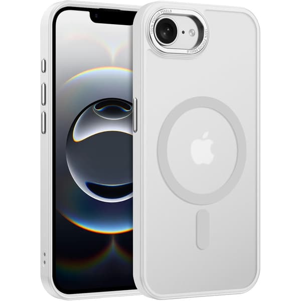 iPhone 17e Case - Magsafe Frosted Case - White white white white white