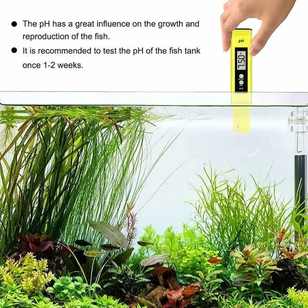 PH Meter, Pool PH Tester 4 in 1 PH Meter Electronic TDS Meter Water Quality and PH Test for Drinking Water Aquariums Hydroponics Swimming Pool