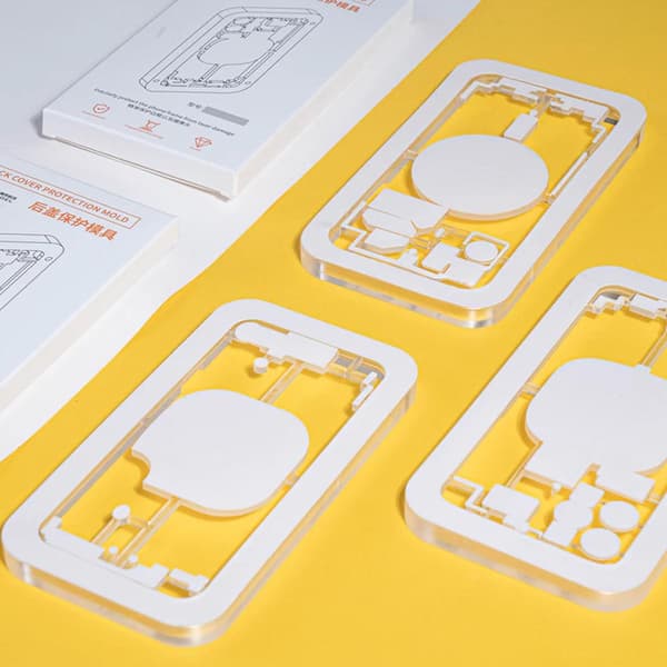 Form for separerende lasermaskin bakside til iPhone 12 Pro Max 80