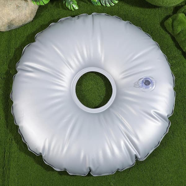 PVC vannposebase for strandparasollstativ og vekter