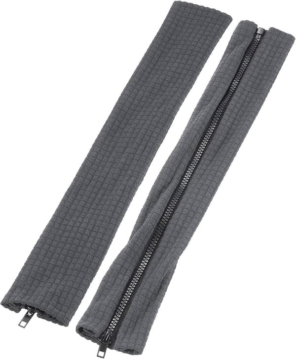 1 Pair Office Chair Armrest Covers - Removable, Elastic, Waterproof - Dust Cover, Armrest Protector - 45*16 cm - Grey
