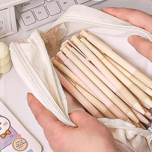 Pennfodral-set, stor kapacitet för pennor -