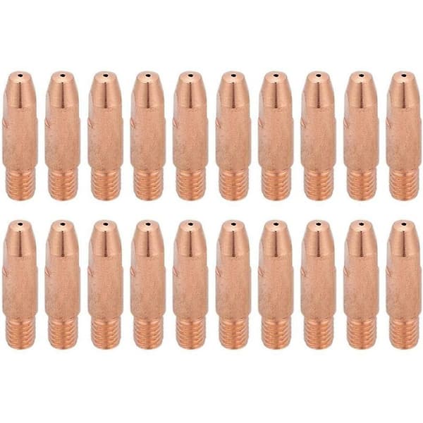 20 stk 24KD Kontakttips MIG-brænder Forbrugsvarer MIG Svejsebrænder Svejsetips 0,8 mm