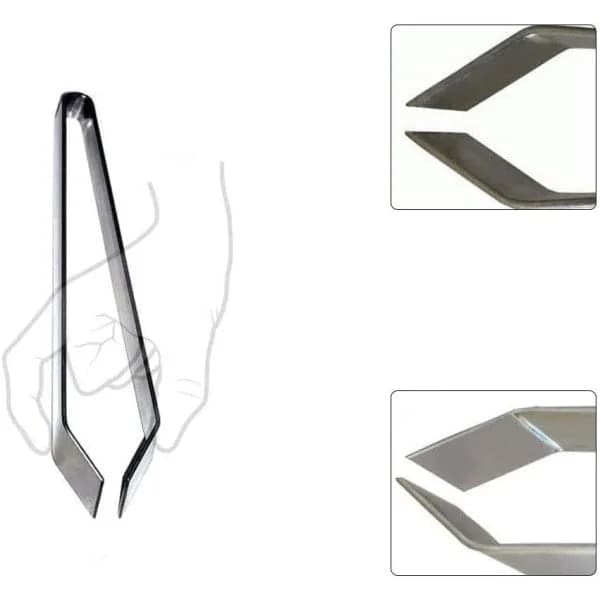 Profesjonell fiskebensfjerner i rustfritt stål