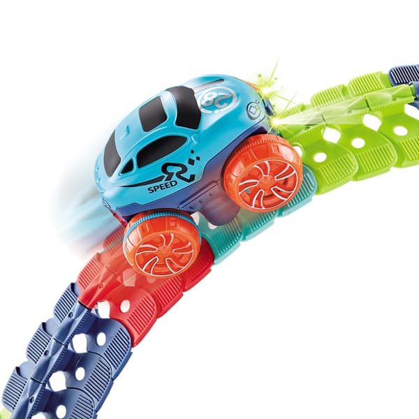 Soft Rubber Track Roller Coaster Weightless Tram Cross-border