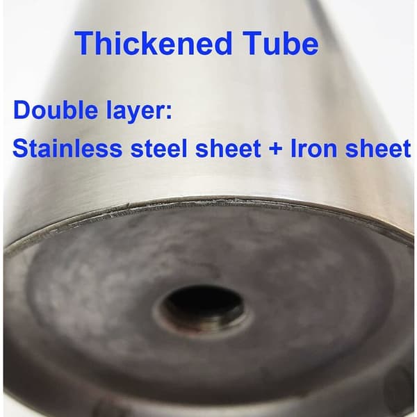 4 x Møbelben Justerbare Fødder Møbelben - Forkromet Metal - Højdejusterbar (Total: 80-95mm)