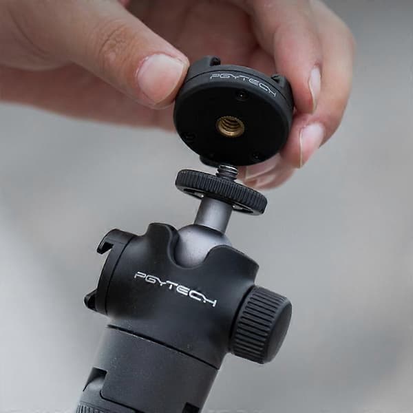 PGYTECH P-CG-141 CapLock Camera Quick Release Plate with 1/4 Screw Thread, Type A