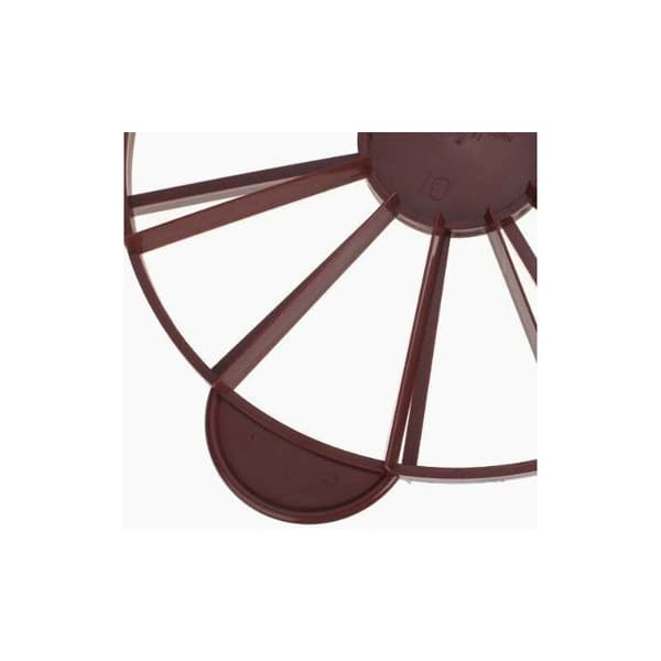 Dubbelsidig kakseparator Dubbelsidig rund kakseparator (Mörk röd (kaffe)