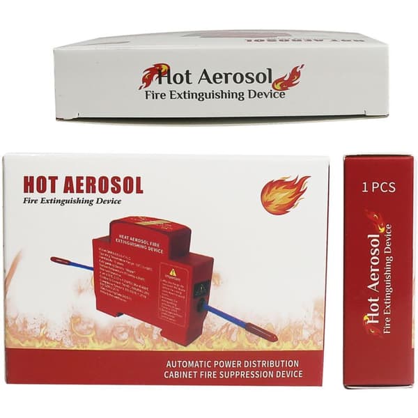 Automatic Aerosol Fire Extinguishing System for Vehicles - Multifunctional Adhesive