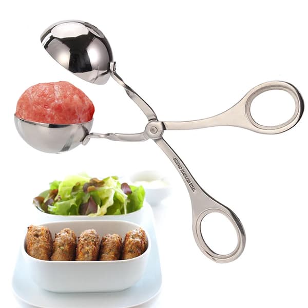 2 stk. frikadelleforme i rustfrit stål, uden stang