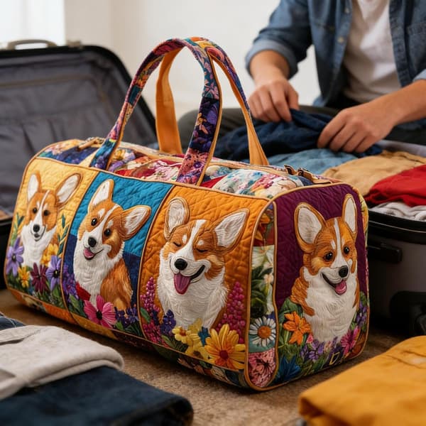 retro-lomme, søt hund -